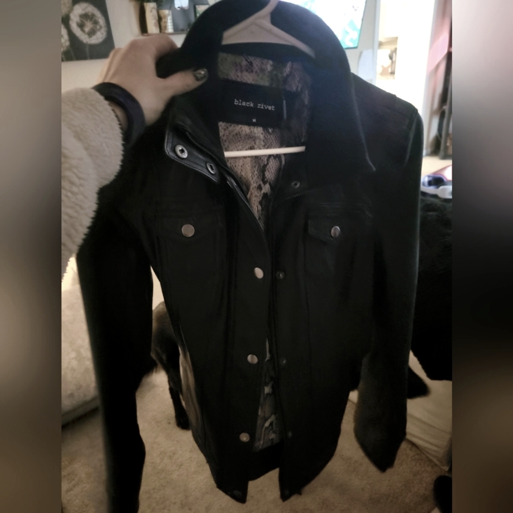 Leather jacket